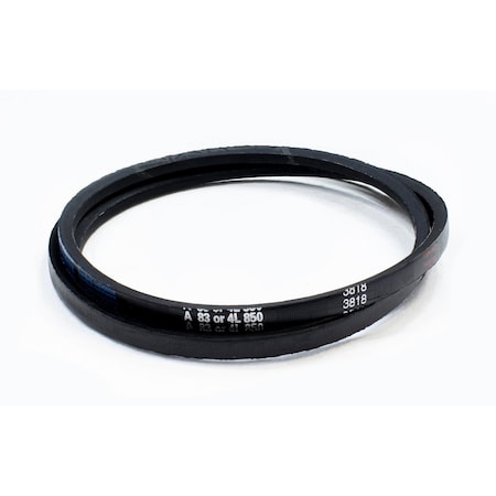 D&D A83/4L850 Classical V-Belt, 85 in Outside Length, 1/2 in Top Width, 1 Ribs A83/4L850